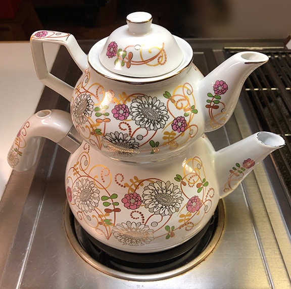 double boiler teapot
